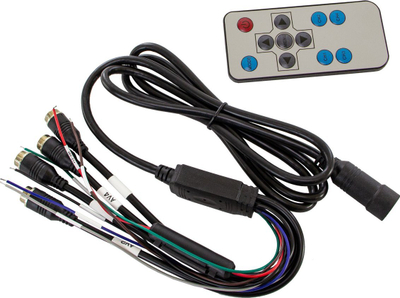 Monitor makine Nvox 10", për 4 kamera 4PIN, 12V‑24V, ngjyrë e zezë