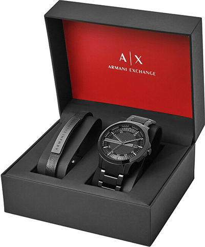 Сет Armani Exchange AX7101 - часовник + нараквица