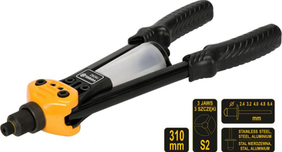 Rivetues manual Vorel Front Lever, 2.4 - 6.4mm