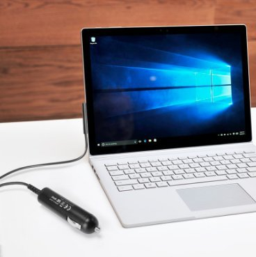 Karikues makine CoreParts Car Adapter, për Microsoft Surface, i zi