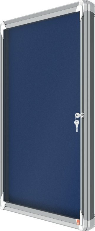 Vitrinë njoftimesh Nobo Premium Plus 1902555, 6 x A4, filc blu
