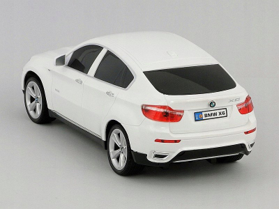 Makinë lodër me telekomandë BMW X6, shkallë 1:14, me bateri rikarikueshme, e bardhë