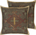 Set jastëkësh për zbukurim KATORA, 45x45cm, jute, shumëngjyrësh