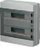 Panel shpërndarës modular Elettrocanali EC62036E, 2x18 module, IP65, gri