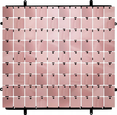 Panel dekorativ Godan Type B, 30x30 cm, sfond i zi, rozë
