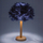 Lampë tavoline OEM Feather Art Deco, LED 110lm, 3500K, blu