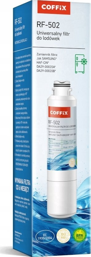 Filtër uji frigoriferi COFFIX RF-502, zëvendësues për Samsung DA29-00020A/B, 1135L