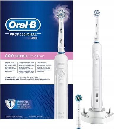 Furçë dhëmbësh elektrike Oral B Pro 1 Gum Care, 3 mënyra pastrimi, me karikues, ngjyrë e bardhë