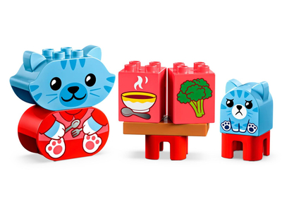 Lodër LEGO Duplo 10414 Daily Routines Meals and Sleep, set edukativ, shumëngjyrëshe