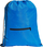 Çantë shpine sportive adidas Power GS IK5720, me litar, me xhep me zinxhir, blu