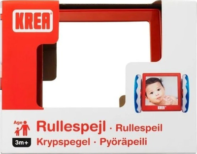 Lodër rrotulluese me pasqyrë Krea Roll Mirror, për foshnje 3m+, plastike, shumëngjyrëshe