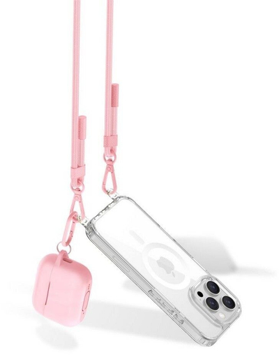 Rrip telefoni Tech-Protect C5SE Rope, crossbody, rozë