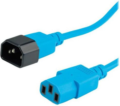 Kabllo rryme Roline Device Connection, C14 në C13, 1.8m, blu