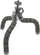 Tripod fleksibël Xrec, 18 cm i lartë, për kamera dhe kamkorder, i zi