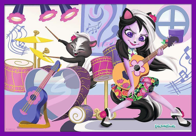 Puzzle për fëmijë Trefl Charming Enchantimals, set 10in1, shumëngjyrësh