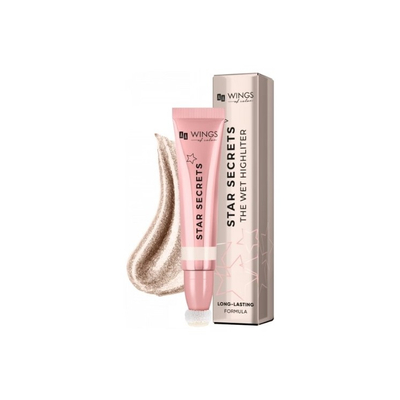 Shkëlqyes AA Wings of Color Star Secrets The Wet Highlighter, 01 Champagne Glow, 13ml