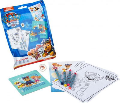 Set lodrash Paw Patrol Fun Bag, puzzle me figura, për kalamaj