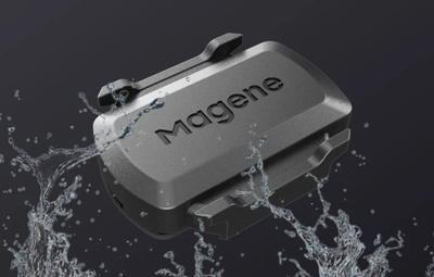 Sensor biçiklete Magene S3 për shpejtësi dhe kadencë, me ANT+ dhe Bluetooth, ngjyrë e zezë