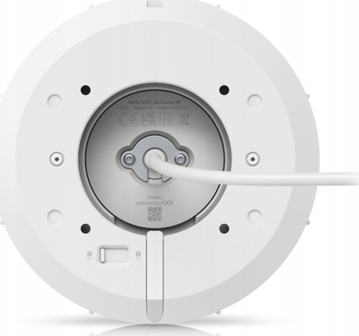 Kамера за безбедност Ubiquiti UniFi AI Turret, 4K, PoE+, бела