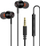 Kufje in-ear Mcdodo Splash, me mikrofon, jack 3.5mm, të zeza