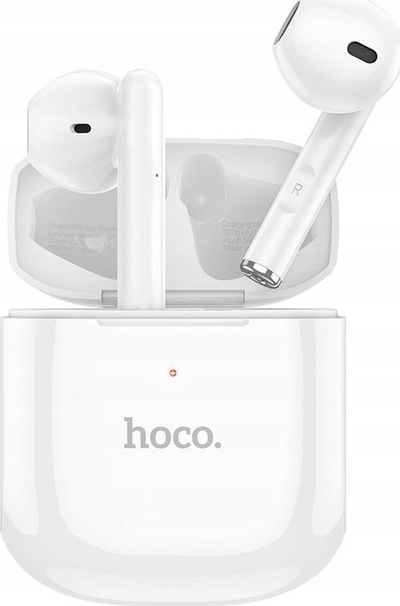 Kufje wireless Hoco EW19+, Bluetooth, me kuti karikimi, të bardha