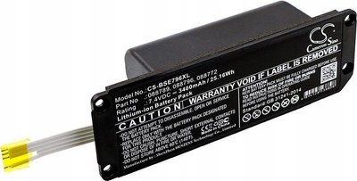 Bateri Cameron Sino për Bose Soundlink Mini 2, 3400mAh, Li ion