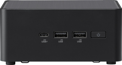 Mini PC ASUS NUC 14 Pro NUC14RVHi3, Intel Core i3, i vogël kompakt, ngjyrë e zezë