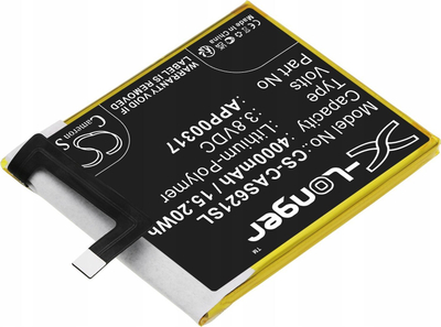 Bateri telefoni CAT S62 Pro, Li-Polymer, 4000mAh, 3.8V