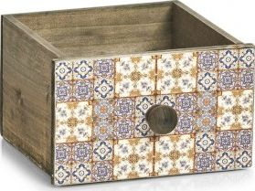 Kuti druri Zeller Mosaic, me sirtar, madhësi e madhe, shumëngjyrëshe