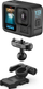 Mbajtëse magnetike GoPro HERO13 me kokë rrotulluese, për kamera HERO13 Black, shell metalik, e zezë