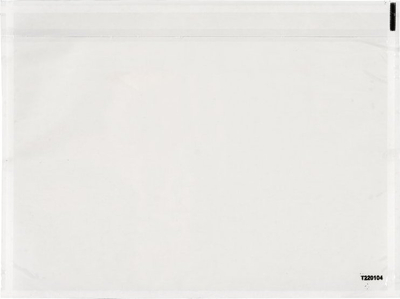 Zarf plastik për lista pakete C6, transparent, me ngjitës të fortë