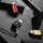Adapter Micro USB në Lightning Usams SJ152ML01, me litar, i zi