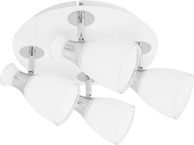 Llambë tavani spot Italux Fromeo FH40084BJB-90, 4xE14 40W, IP20, e bardhë