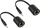 Adapter audio InLine RJ45 në stereo 3.5mm, 0.1m, 2 copë, i zi