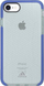 Mbulesë telefoni Adidas Agravic për iPhone 6/6s/7/8/SE, transparente, me kornizë blu