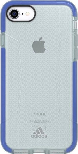 Mbulesë telefoni Adidas Agravic për iPhone 6/6s/7/8/SE, transparente, me kornizë blu