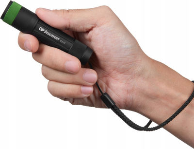 Elektrik dore GP Discovery GPDISFLC31XBK479, 100 lm, 7 orë, alumin, e zezë