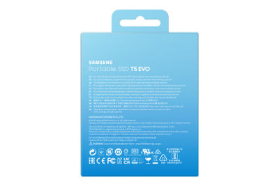 SSD portabël Samsung T5 EVO MU-PH4T0S, 4TB, USB 3.2 Gen 1, i zi