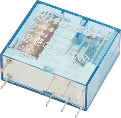 Relai Finder Blow 3416 F40.52.9.012, 12V DC, 15A, gri