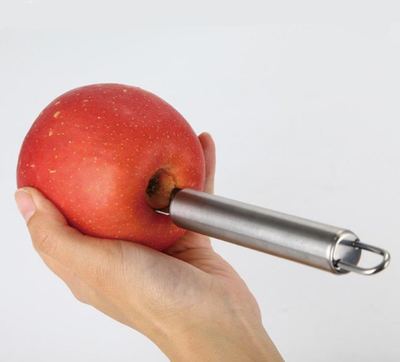 Heqës bërthamash për mollë Kinghoff KH-1801, çelik inox, 20 cm, argjendtë