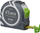 Metër matës Luna Measuring Tape Push Lock, 5.5 m, kasetë ABS, i verdhë