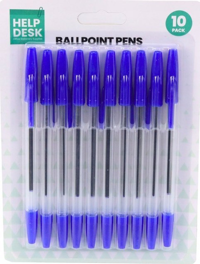 Stilolaps LEANToys Classic Blue, paketim 10 copë, bojë e kaltër