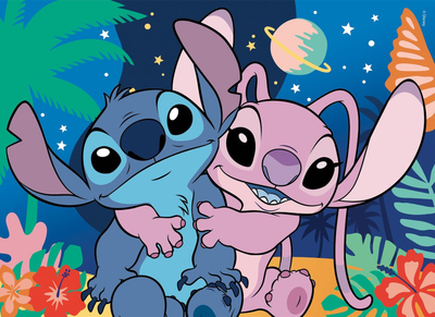 Puzzle Lisciani Lilo &amp; Stitch, 24 copa, 35 x 25 cm, shumëngjyrësh