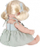 Kukull bebe Mega Creative Baby Doll, 35 cm, trup gome, fustan jeshil i çelët