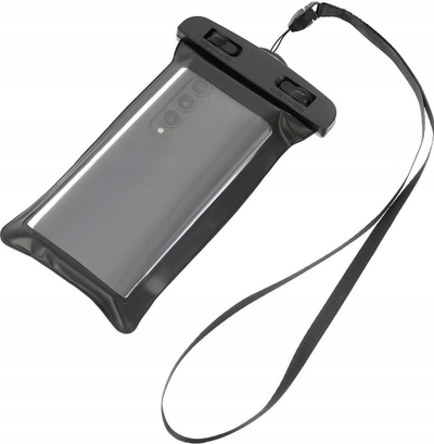 Kuti mbrojtëse uji për telefon, për IKU A10S, me rrip varëse, transparente