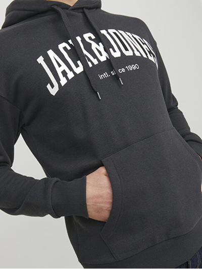 Duks për meshkuj Jack&Jones JJEJOSH Relaxed Fit, i zi