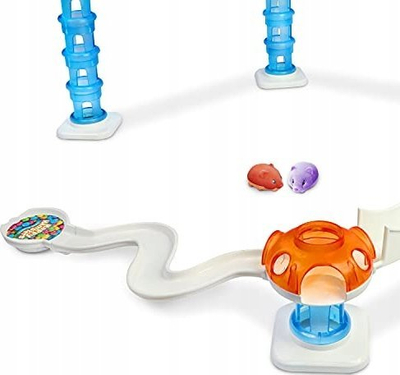 Set loje Happy Hamsters Super Slides Speed Set, 45 pjesë, 2 hamsterë, shumëngjyrësh
