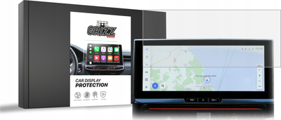 Заштитна фолија за екран GRIZZ за Toyota C HR 12.3", мат, против отпечатоци од прсти, транспарентна