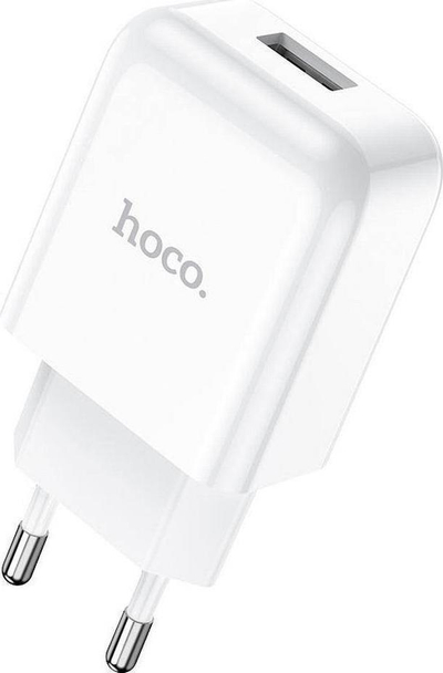Karikues muri Hoco N2 Vigour, USB 5V 2A, prizë EU, i bardhë