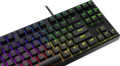 Tastierë Krux Atax PRO RGB Gateron, e zezë
